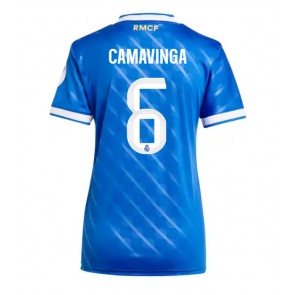 Real Madrid Eduardo Camavinga #6 Dámské Alternativní Dres 2025-26 Krátký Rukáv